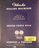 Kearney & Trecker-Milwaukee-Kearney & Trecker 2H, Plain & Universal Milling, Repair Parts Manual-2H-01